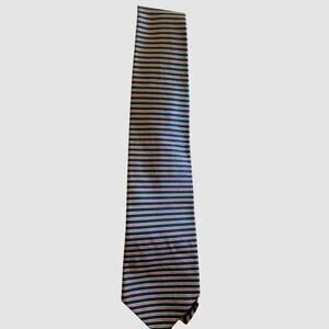 Brooks Brothers Tie Green Pink Stripe 100.% Silk L-57” W-3 1/2”